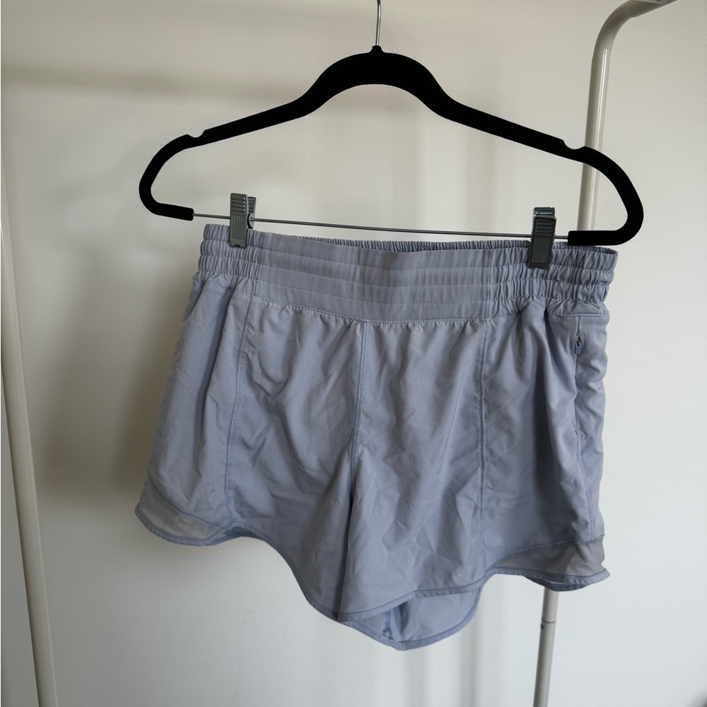 lululemon athletica Light Blue Athletic Shorts